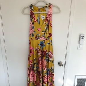 Yellow Floral Nicole Miller Dress!